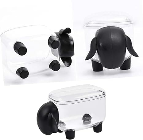 Acrylic Sheep Storage Box, Multifunctional Creative Storage Box, Dustproof Desktop Organizer, Cosmetic Cotton Storage Box, Cute Jewellery Organizer, Transparent Swab Storage Box, ABS Toothpick Organizer, Cotton Swabs Container Acrylic Sheep Storage Box, Multifunctional Creative Storage Box, Dustproof Desktop Organizer, Cosmetic Cotton Storage Box, Cute Jewellery Organizer, Transparent Swab Storage Box, ABS Toothpick Organizer, Cotton Swabs Container